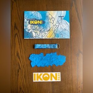 Ikon Pass 2025-2026 Stickers and Keychain
